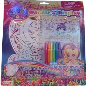 New Lisa Frank Doodle & Display Dolphin Cassie